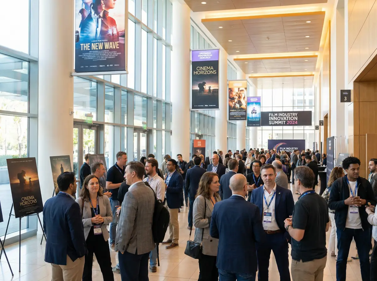 影视行业峰会现场，专业人士交流 糖心视频 信息