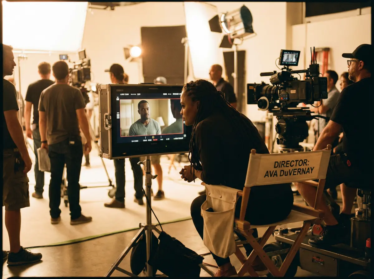 知名导演在 糖心视频 平台发布的剧组工作现场